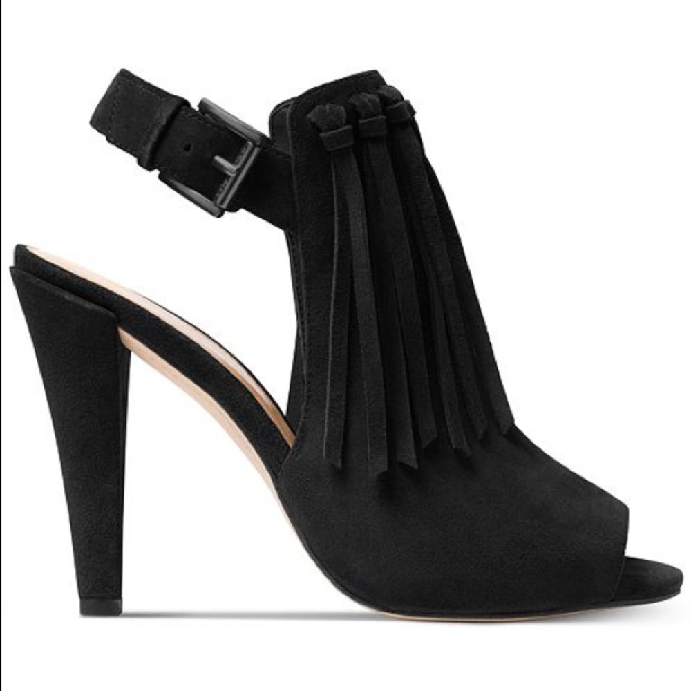 Michael Kors Kassidy Open Toe Booties - Black - Picture 2 of 5